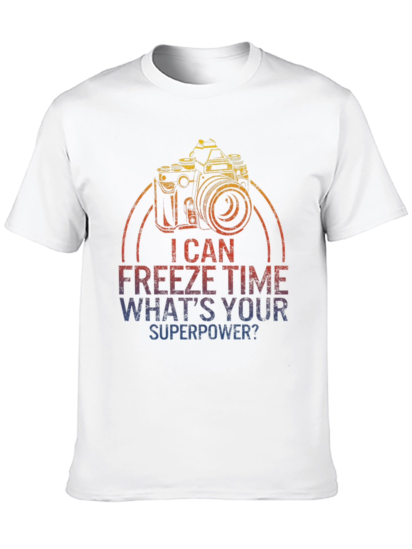 I Can Freeze Time Camera Graphic T-Shirt