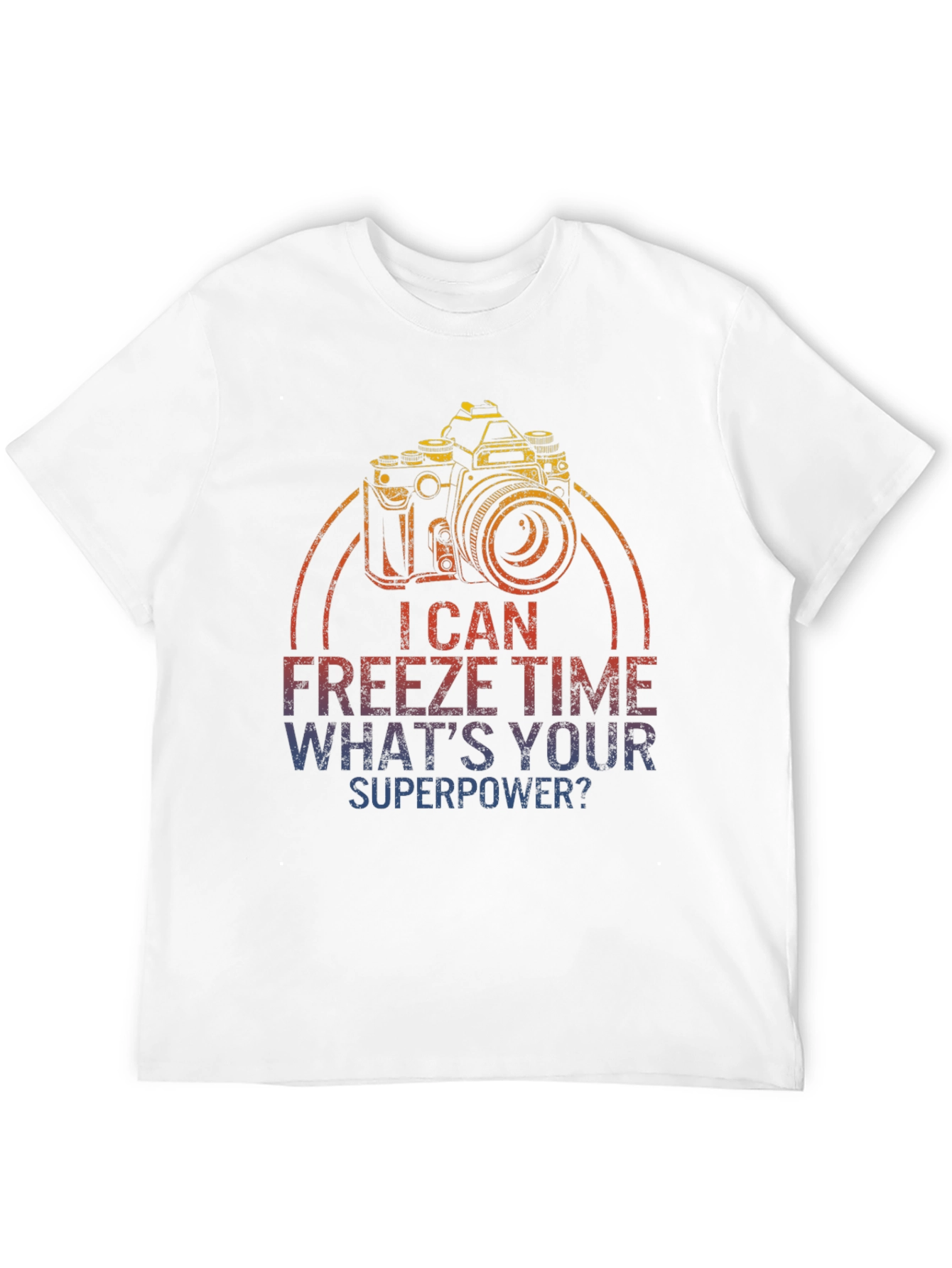 I Can Freeze Time Camera Graphic T-Shirt