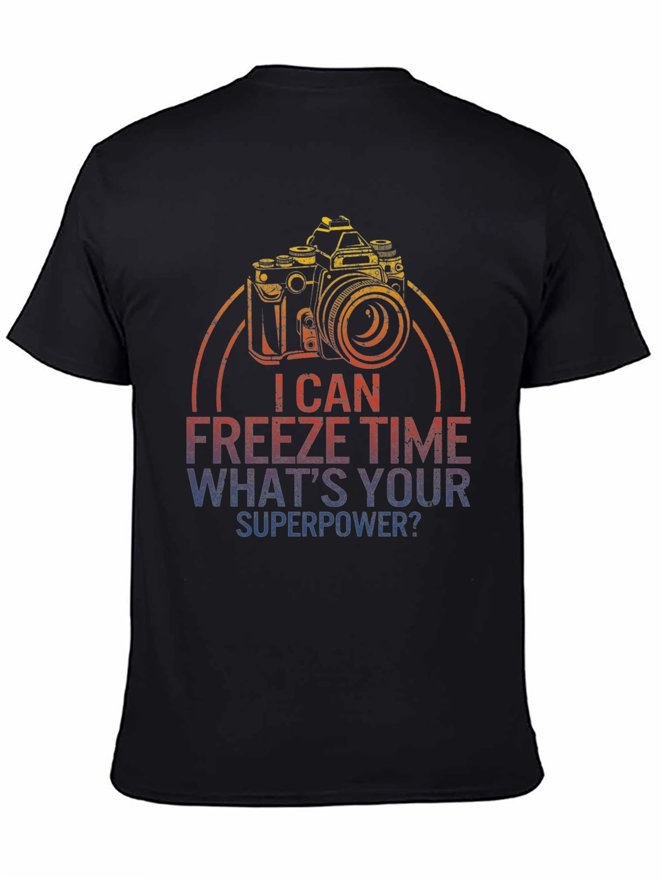 I Can Freeze Time Camera Graphic T-Shirt