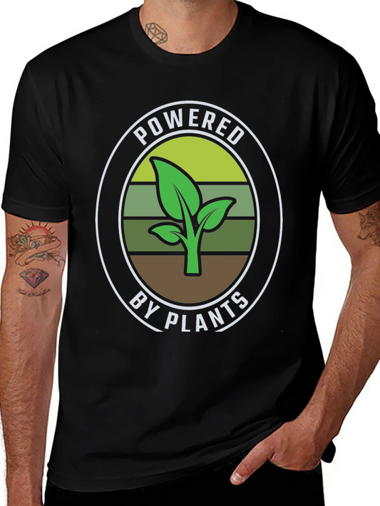 Powered by Plants Vegan T-Shirt - Organic & Sustainable