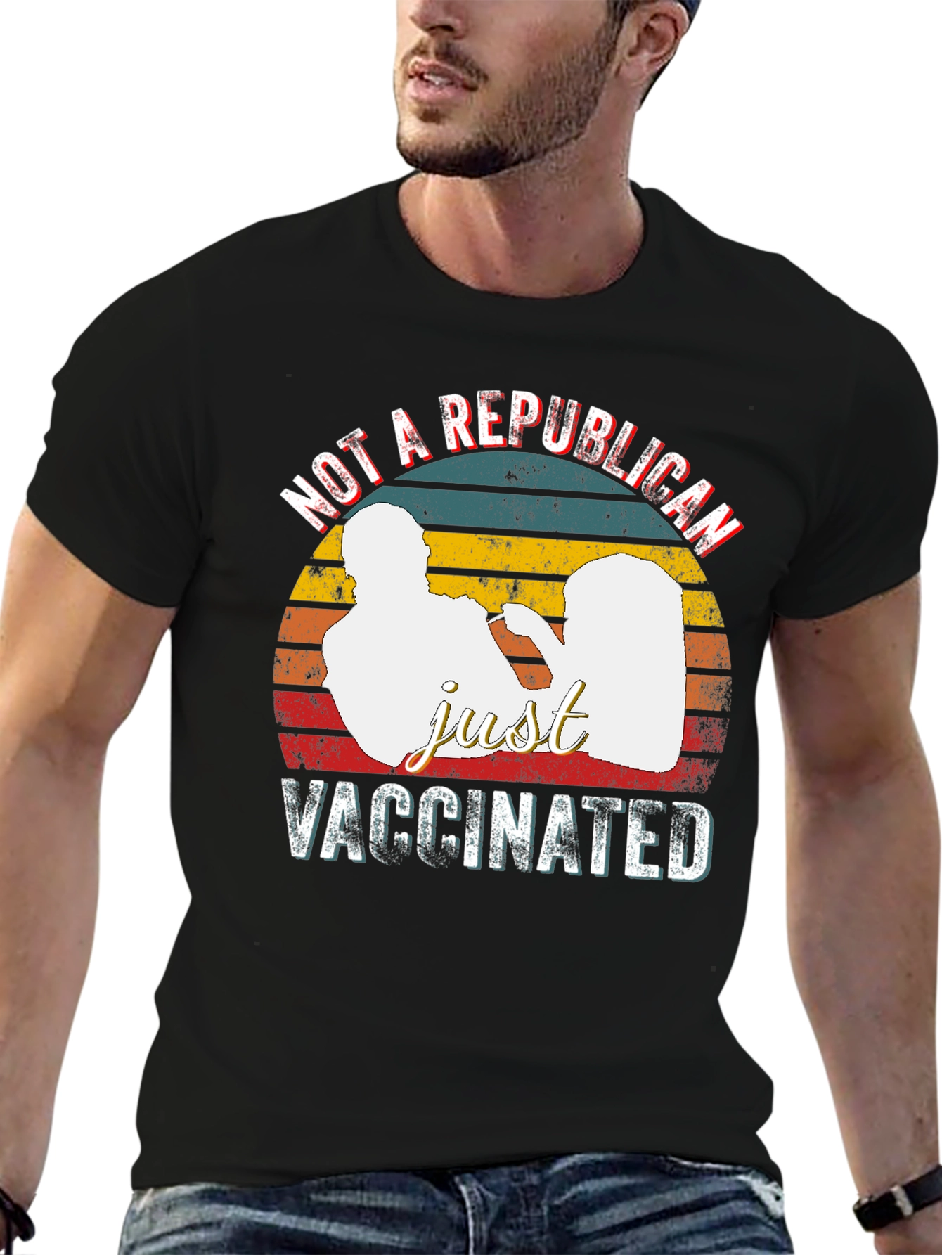 Not a Republican Just Vaccinated T-Shirt