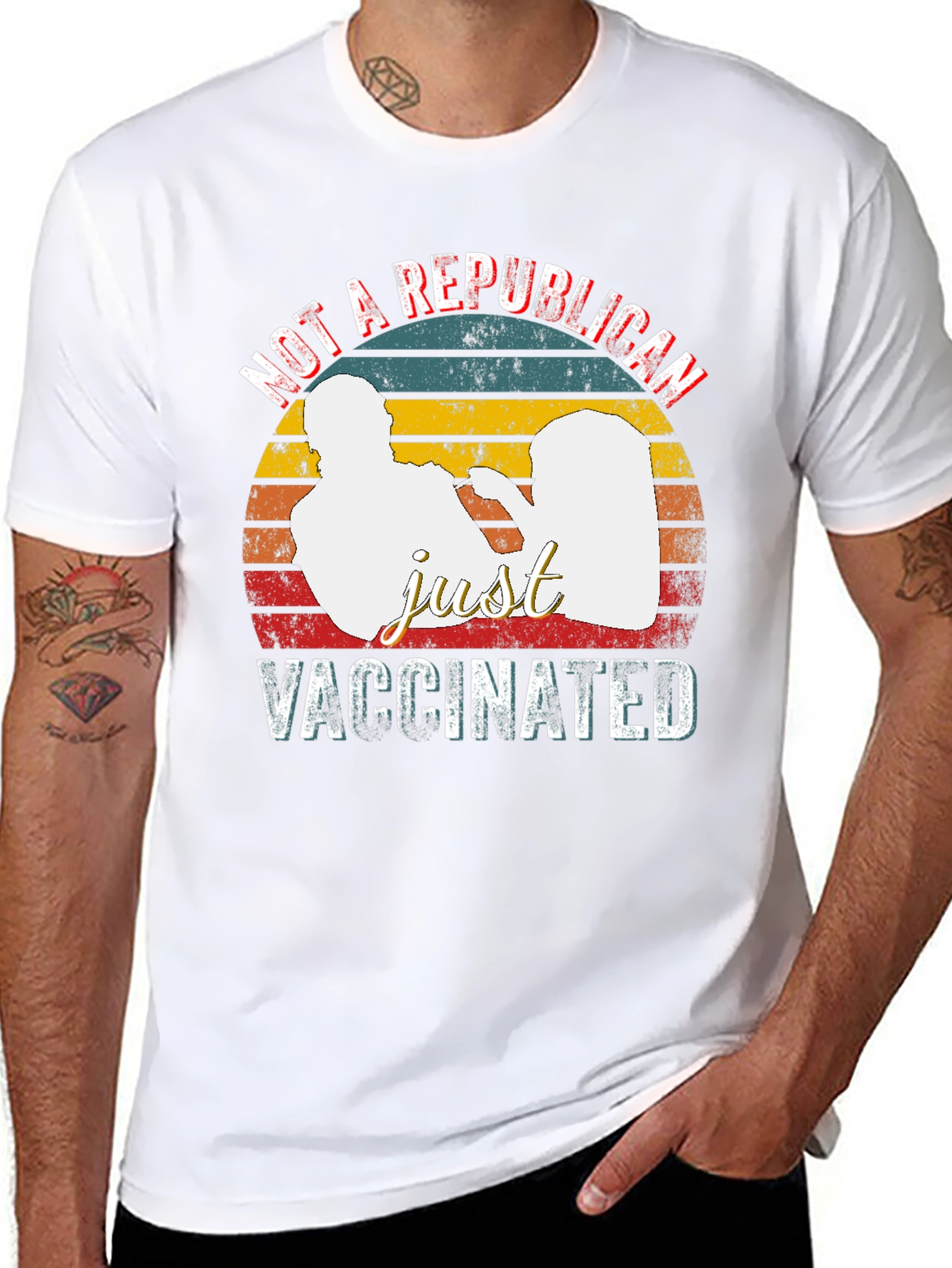 Not a Republican Just Vaccinated T-Shirt