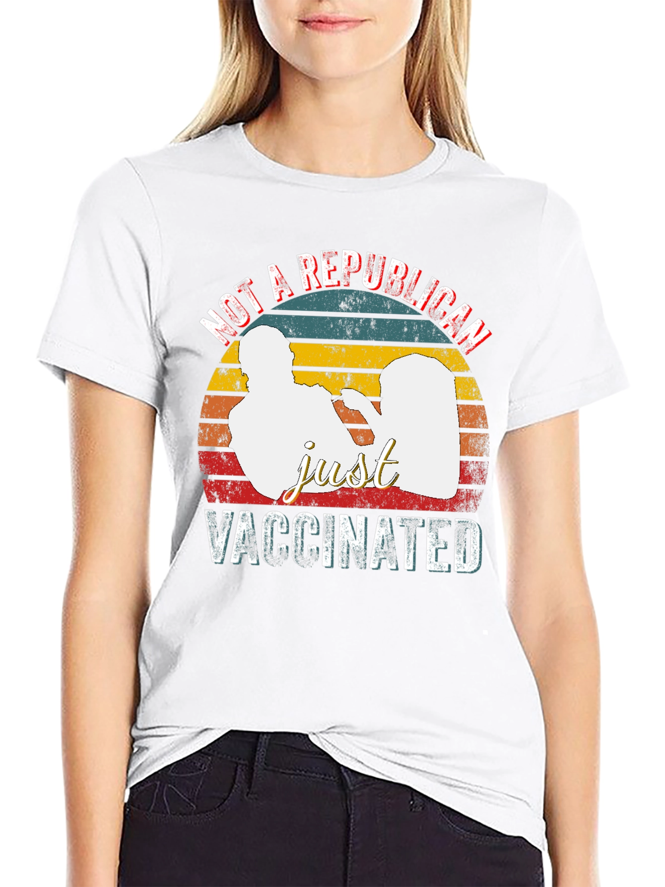 Not a Republican Just Vaccinated T-Shirt