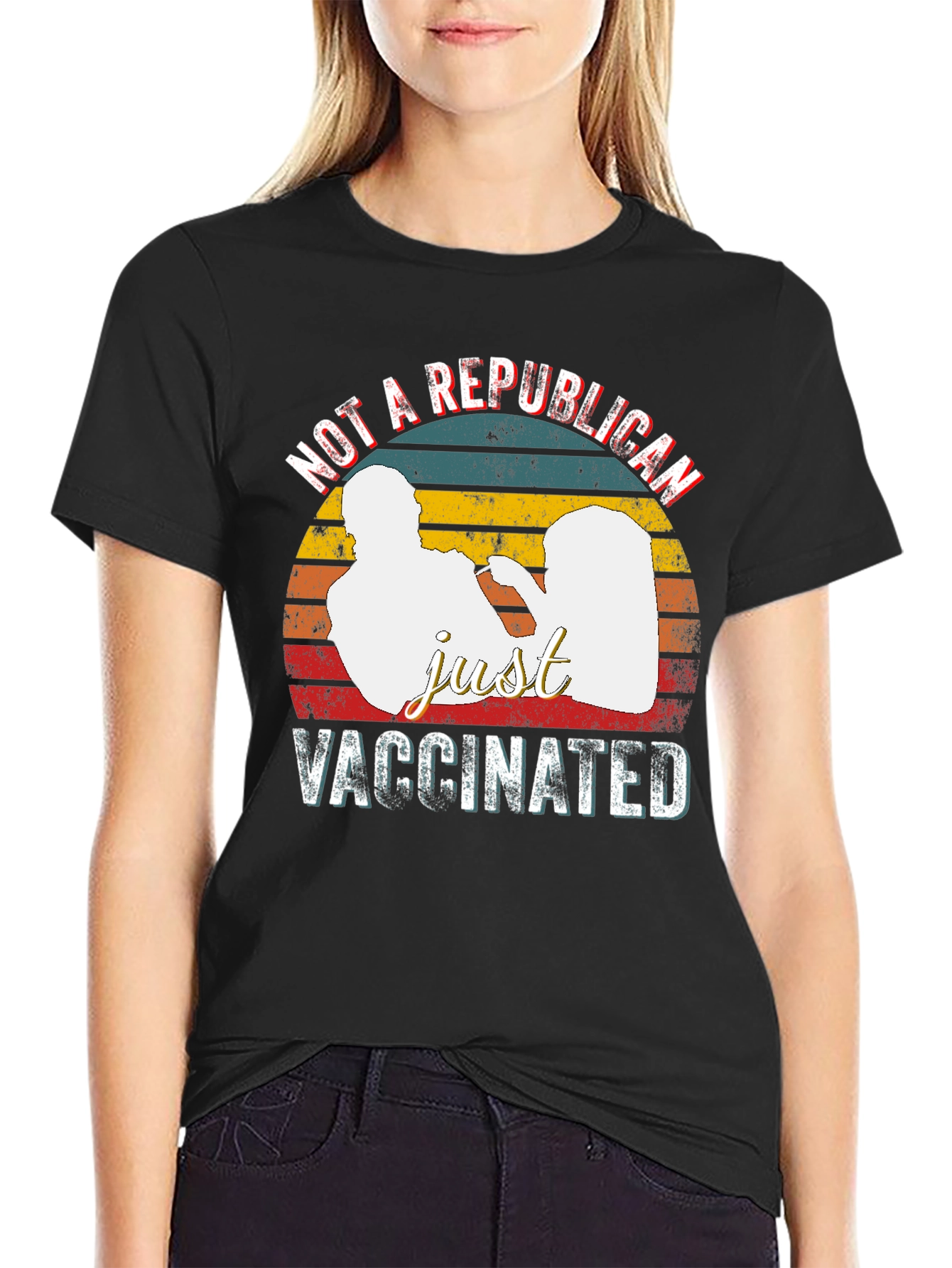 Not a Republican Just Vaccinated T-Shirt
