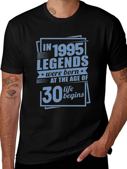 Legends Born In 1995 - 30th Birthday Gift T-Shirt
