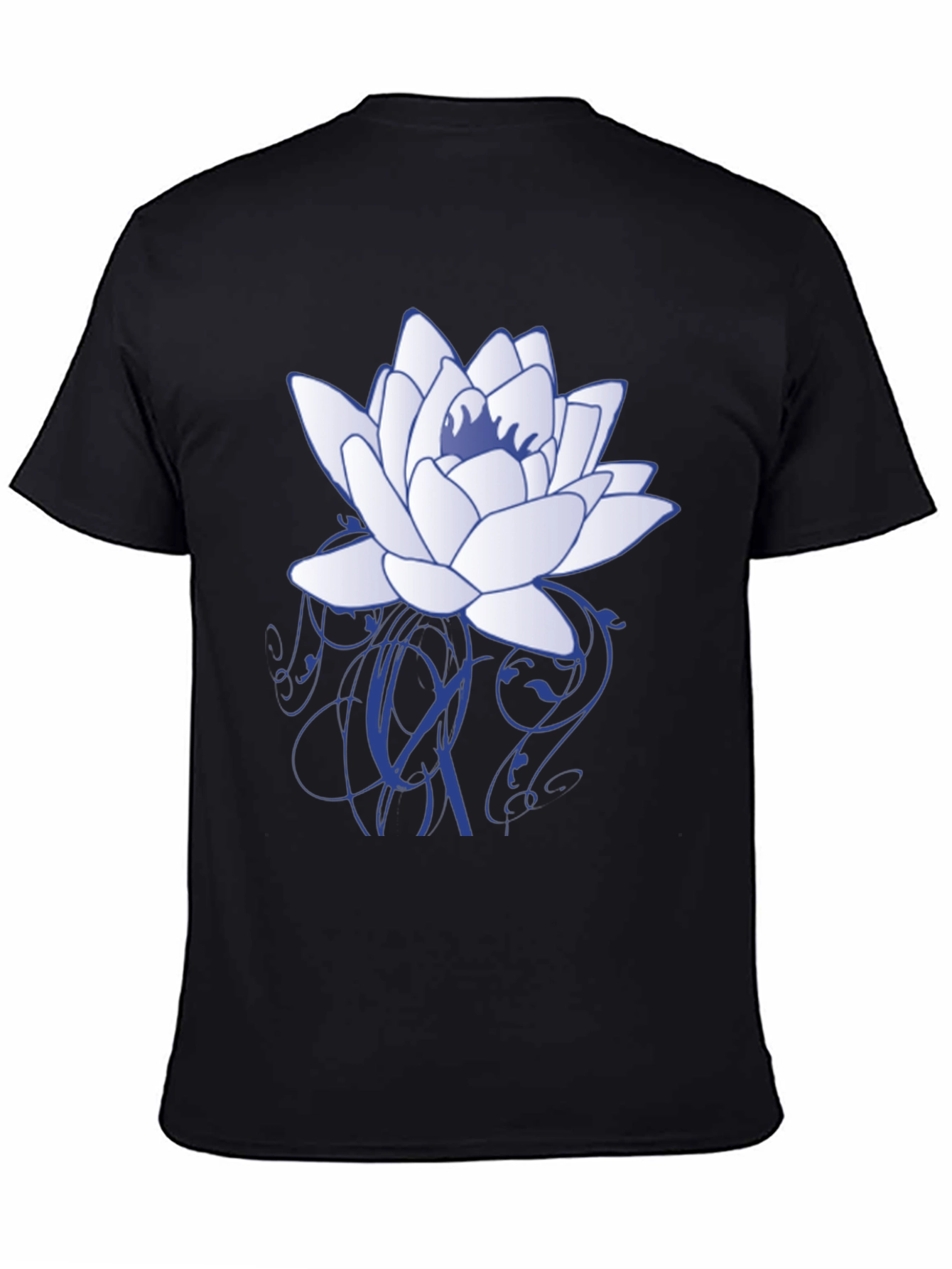 Lotus Flower Graphic T-Shirt - Stylish Casual Wear