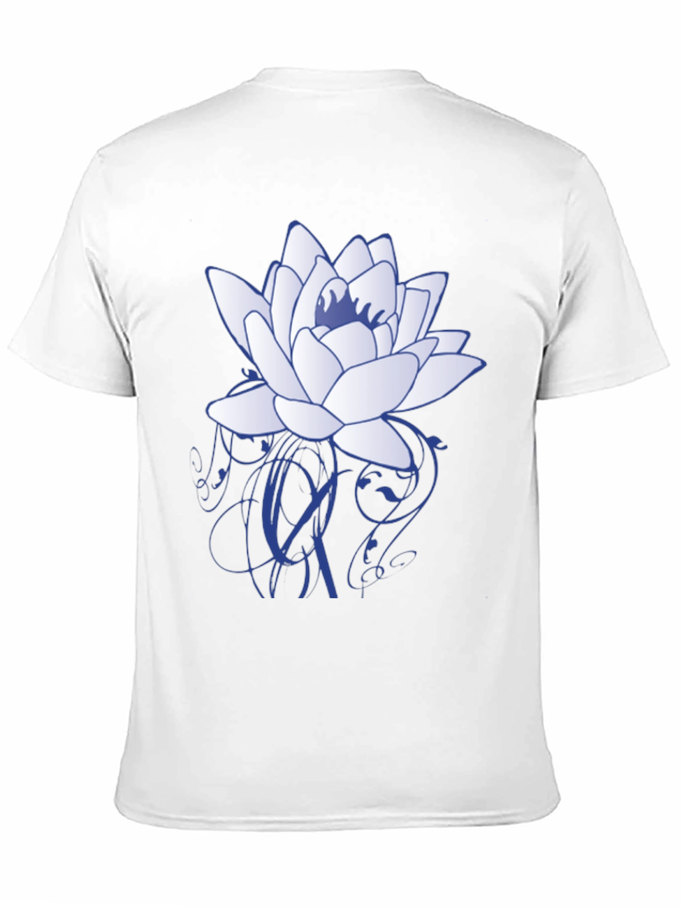 Lotus Flower Graphic T-Shirt - Stylish Casual Wear