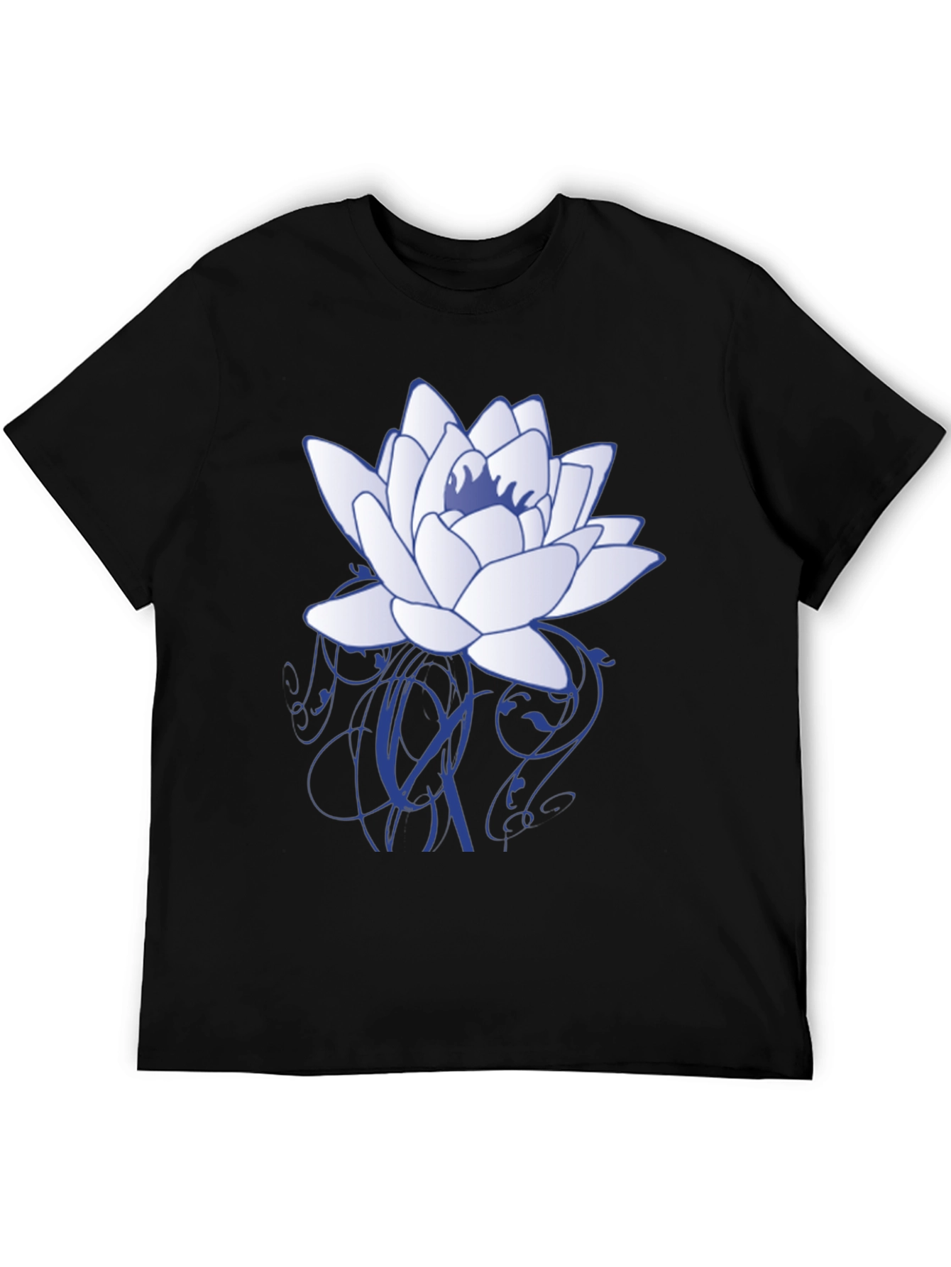 Lotus Flower Graphic T-Shirt - Stylish Casual Wear