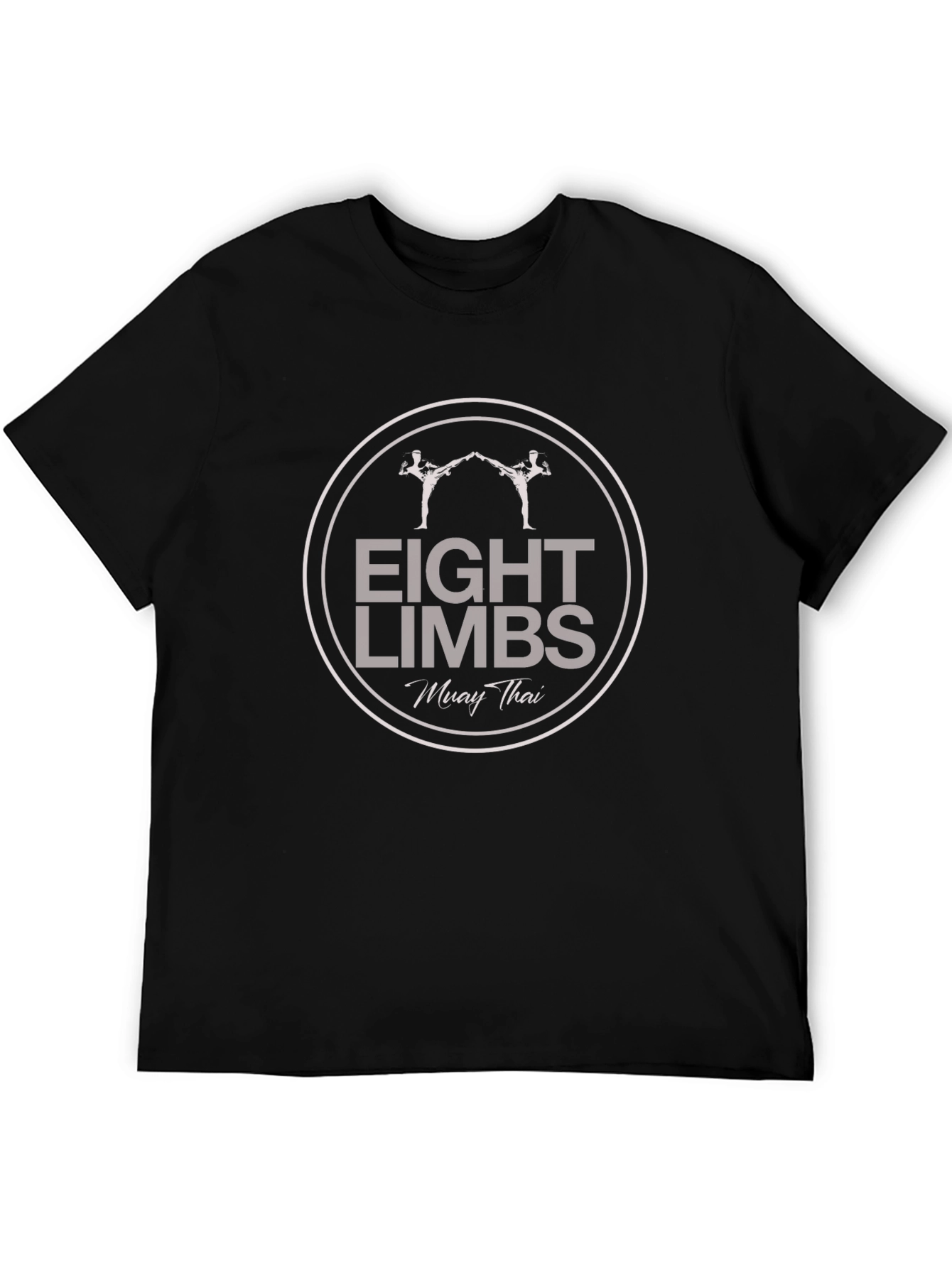 Eight Limbs Muay Thai Graphic T-Shirt - Black