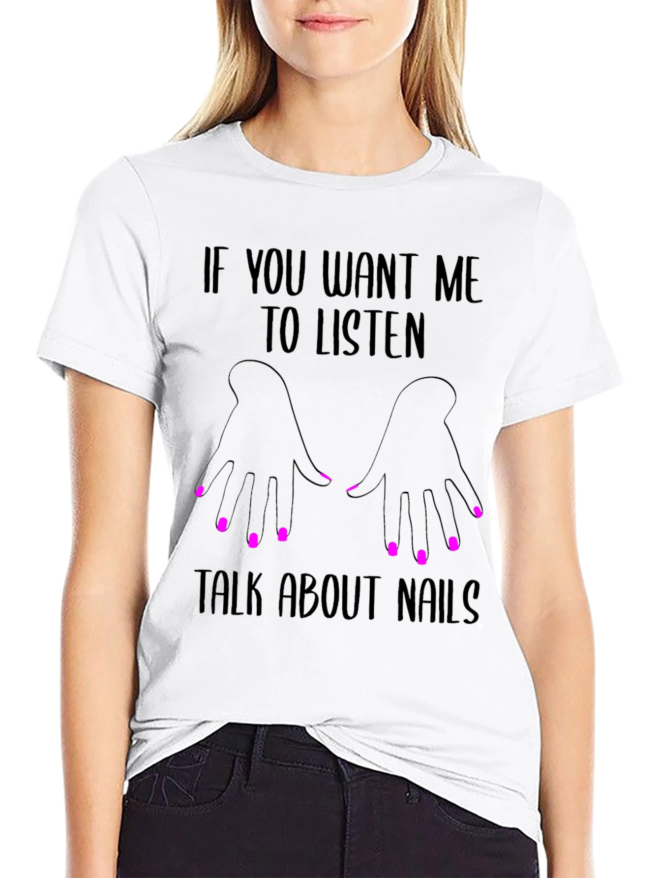 Talk About Nails Graphic Tee