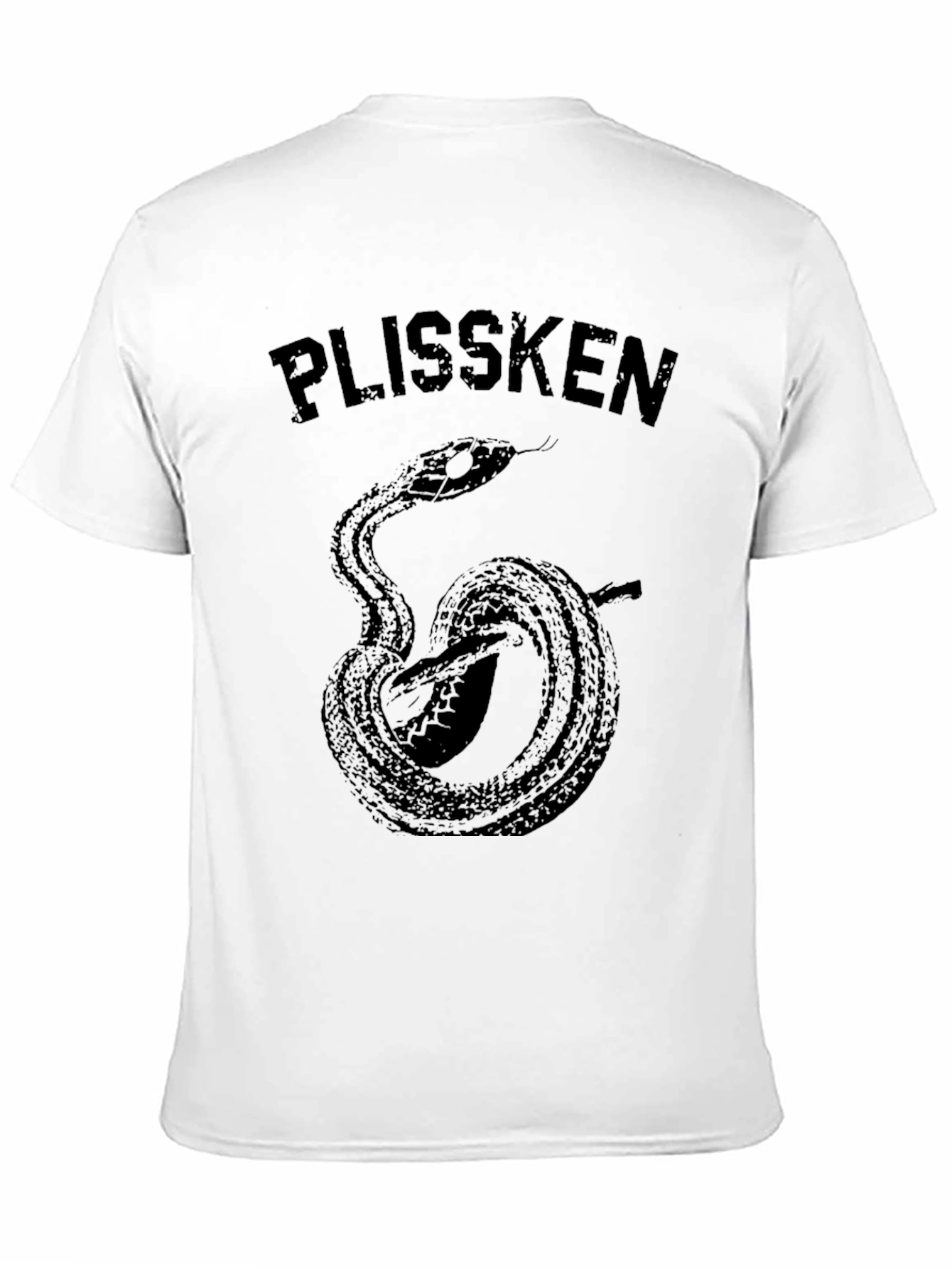 Plissken Snake Graphic T-Shirt - Black