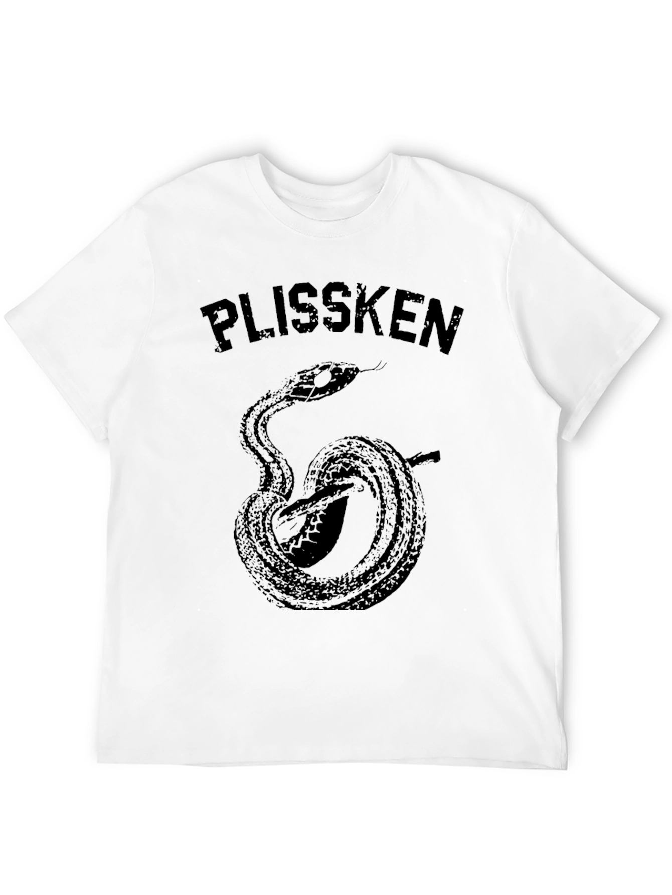 Plissken Snake Graphic T-Shirt - Black