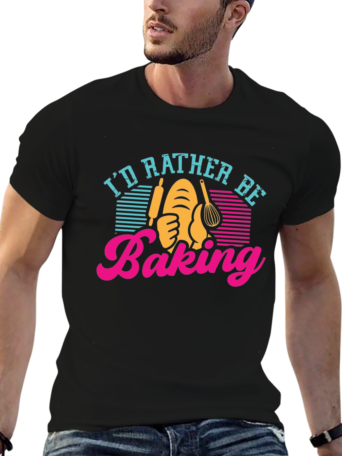 Id Rather Be Baking T-Shirt