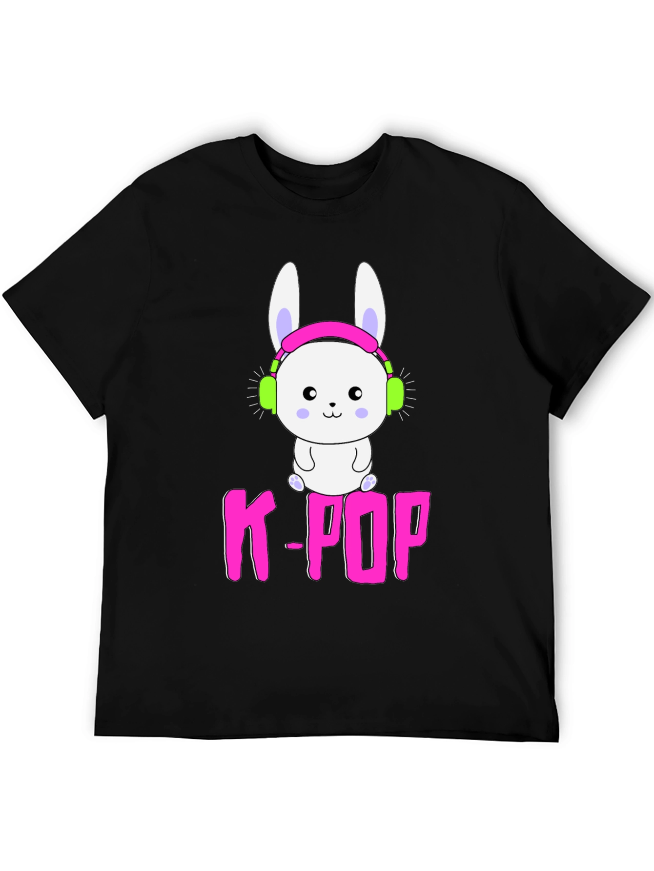 K-Pop Bunny Graphic Tee - Unisex