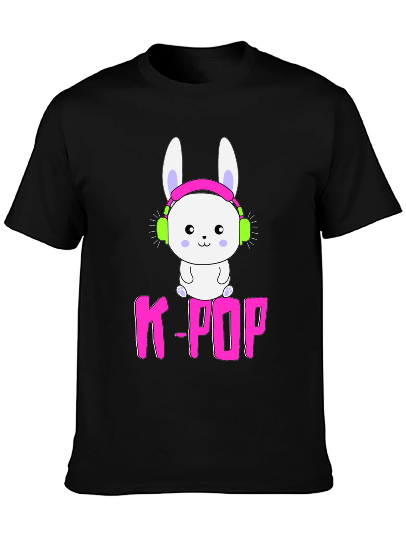 K-Pop Bunny Graphic Tee - Unisex