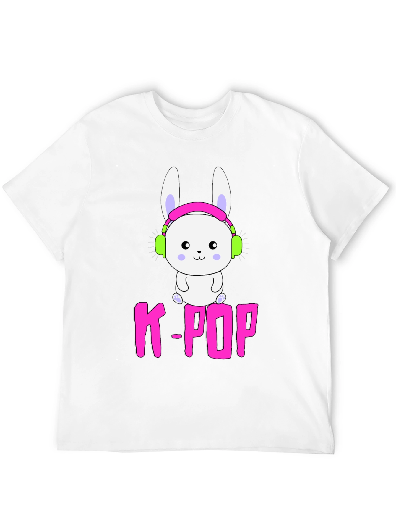 K-Pop Bunny Graphic Tee - Unisex