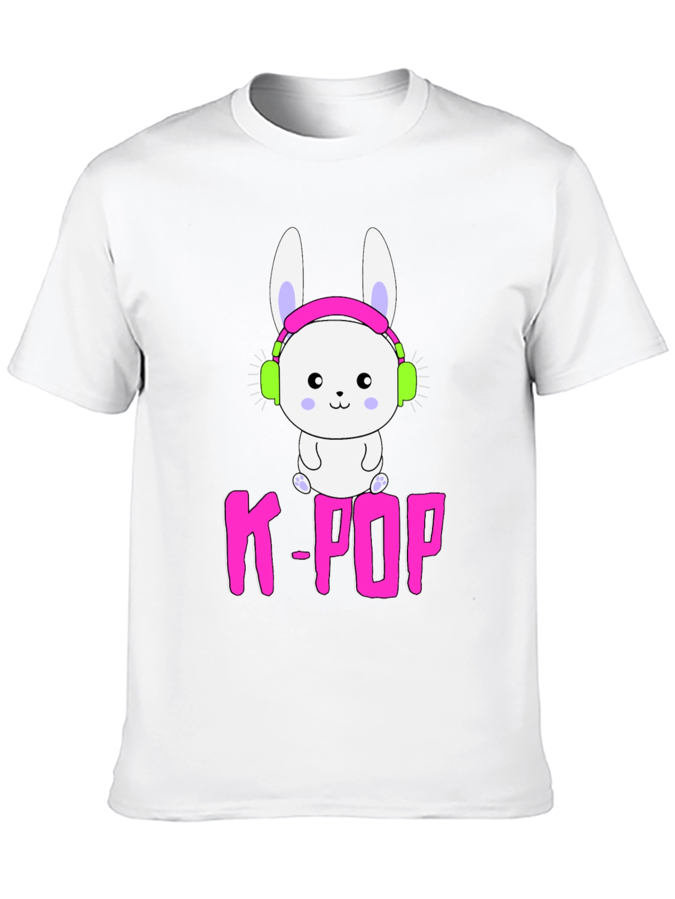K-Pop Bunny Graphic Tee - Unisex