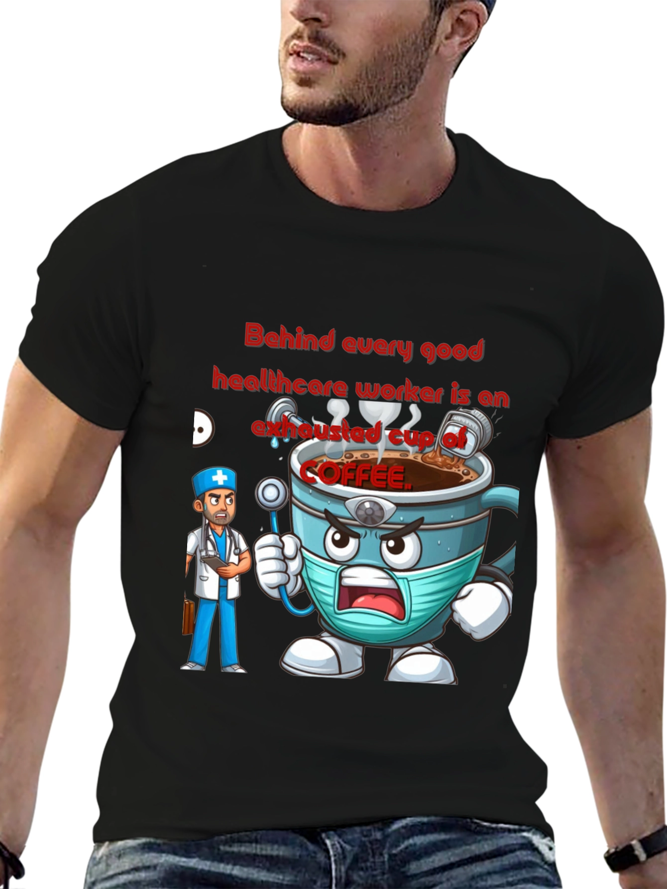 Healthcare Hero Coffee T-Shirt