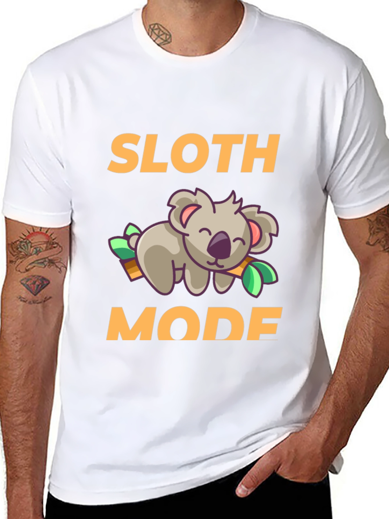 Sloth Mode Tee - Cute Koala Relaxing T-Shirt