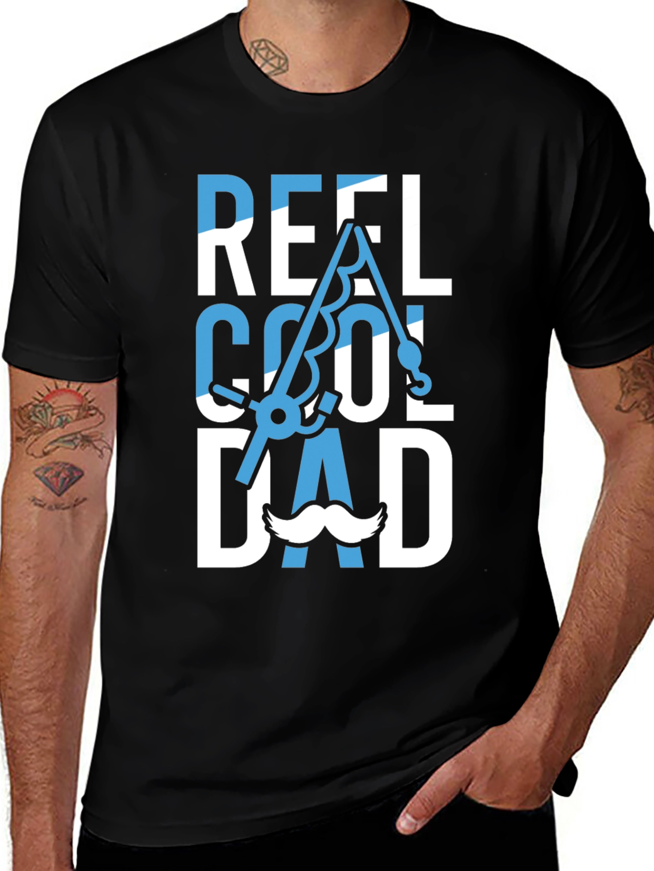 Reel Cool Dad T-Shirt - Fishing Lover Gift