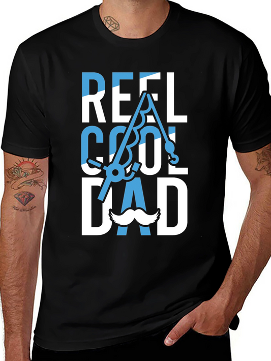 Reel Cool Dad T-Shirt - Fishing Lover Gift