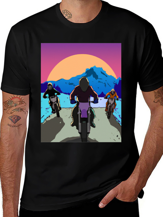 Retro Motorcycle Riders T-Shirt