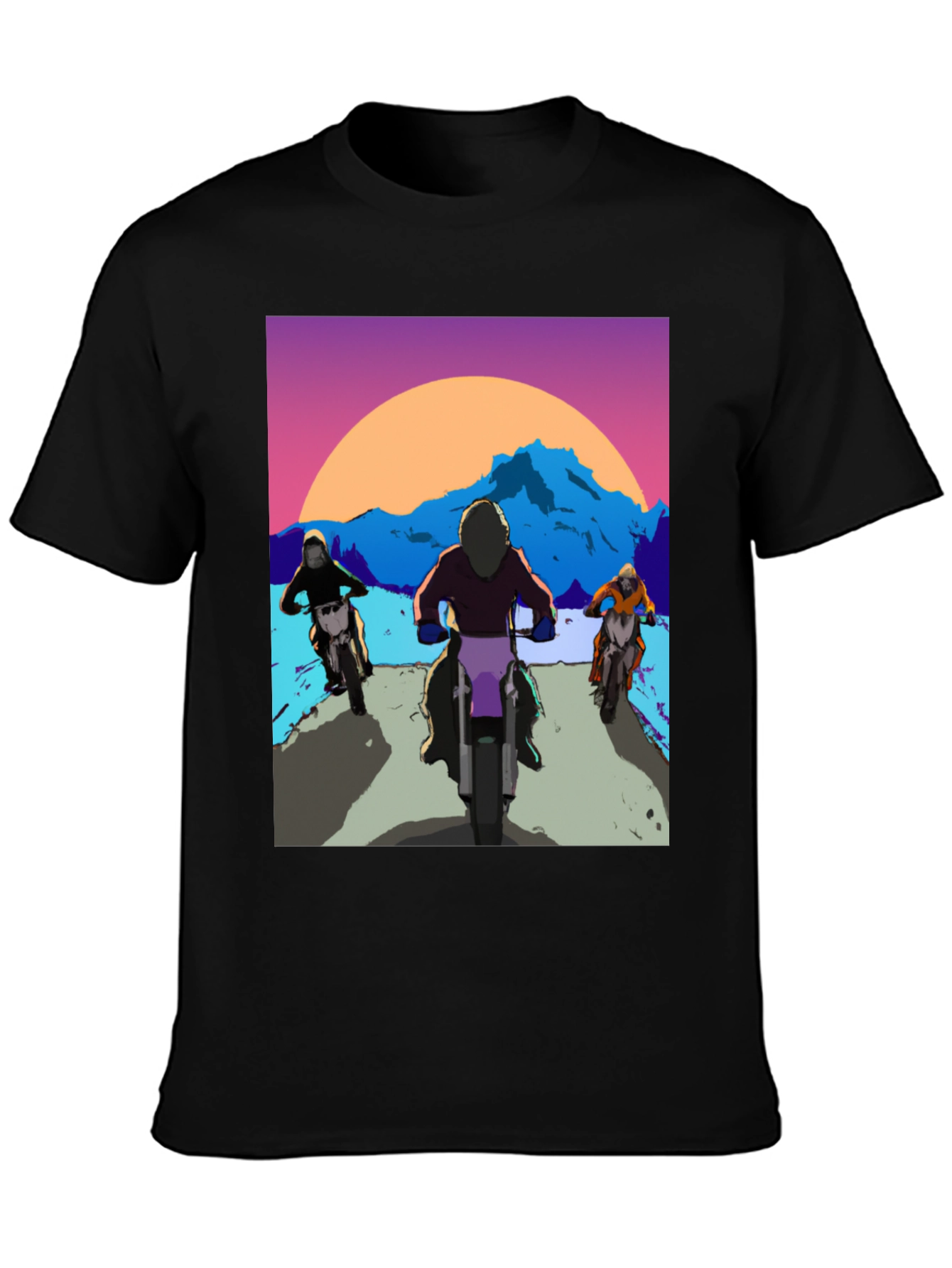 Retro Motorcycle Riders T-Shirt
