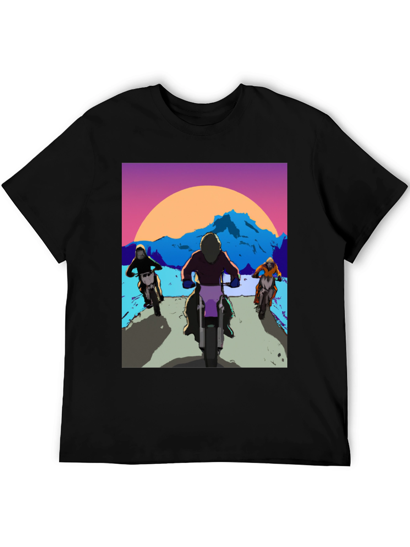 Retro Motorcycle Riders T-Shirt
