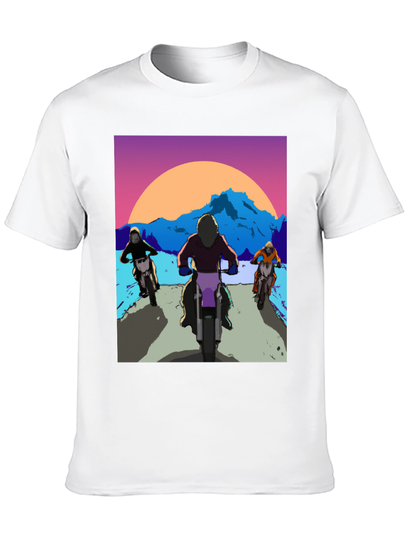 Retro Motorcycle Riders T-Shirt