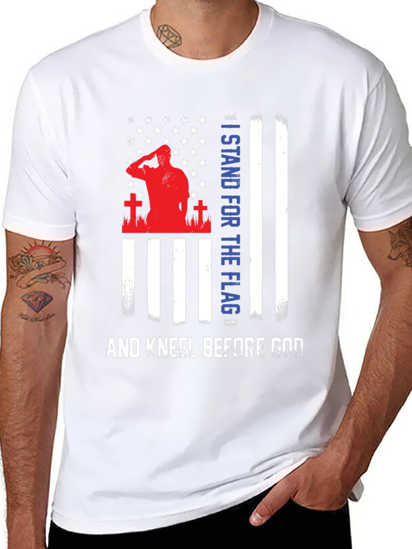 I Stand for the Flag Graphic Tee