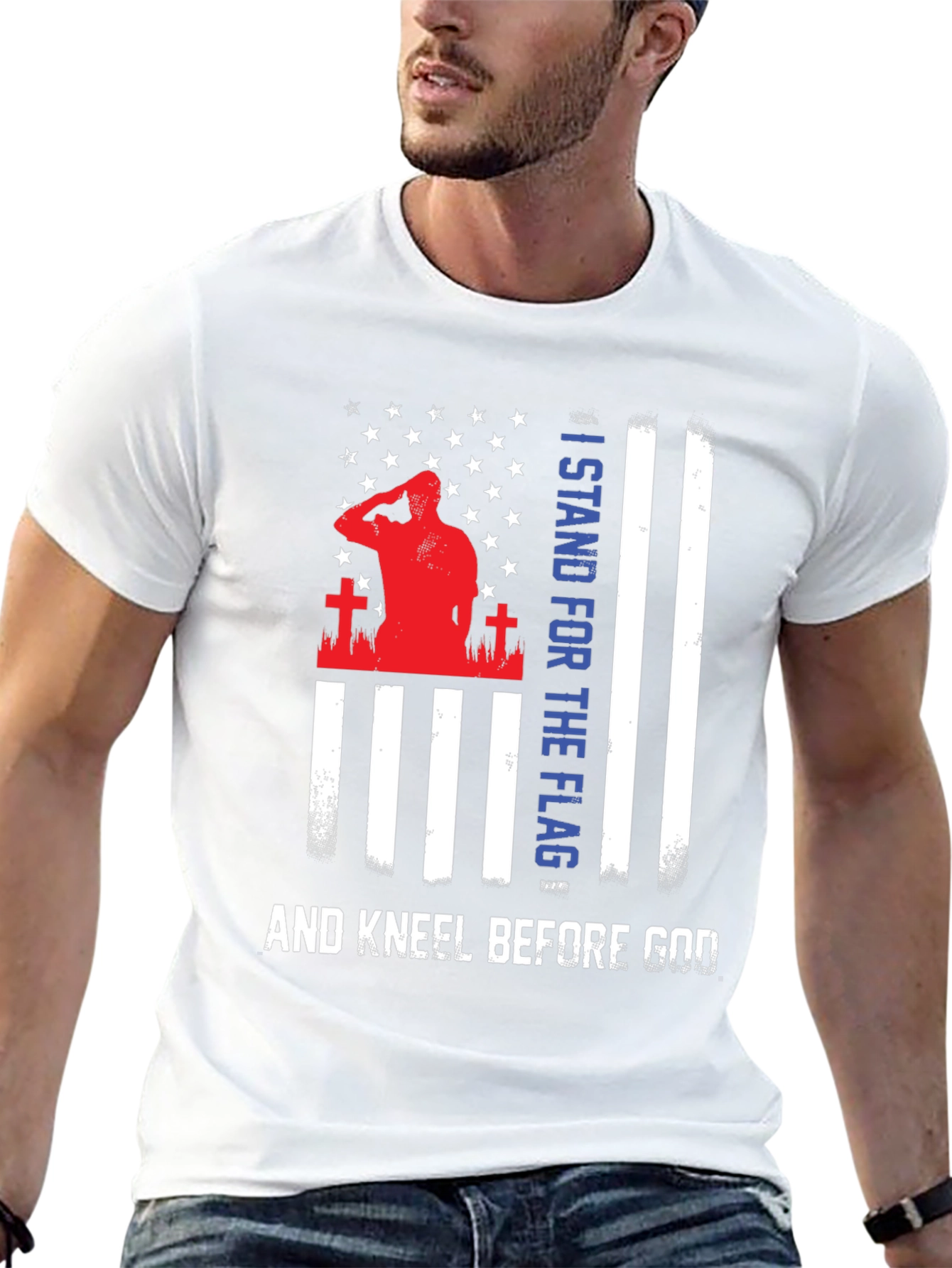 I Stand for the Flag Graphic Tee