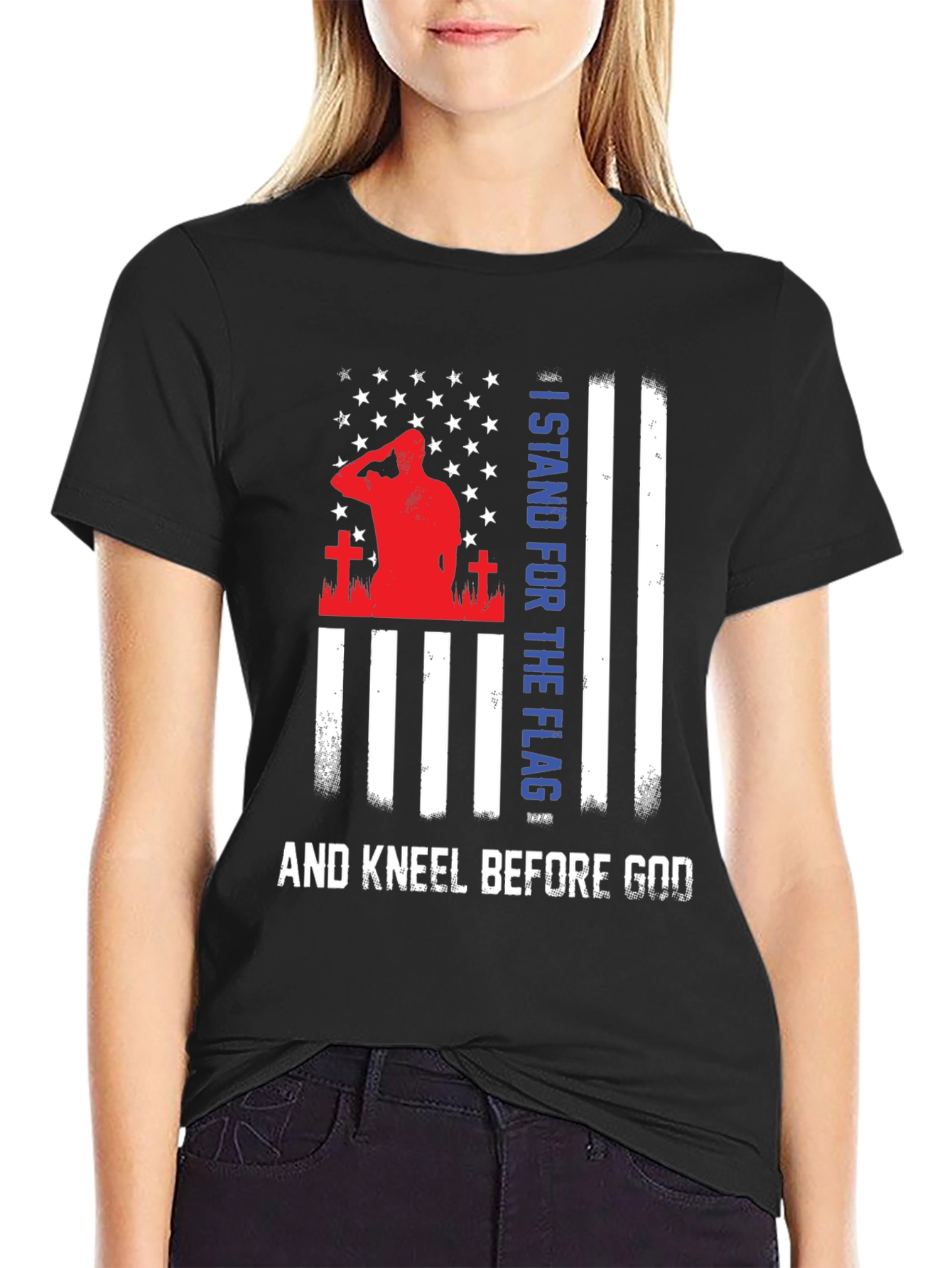 I Stand for the Flag Graphic Tee