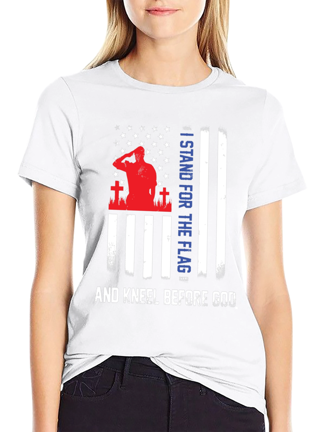 I Stand for the Flag Graphic Tee