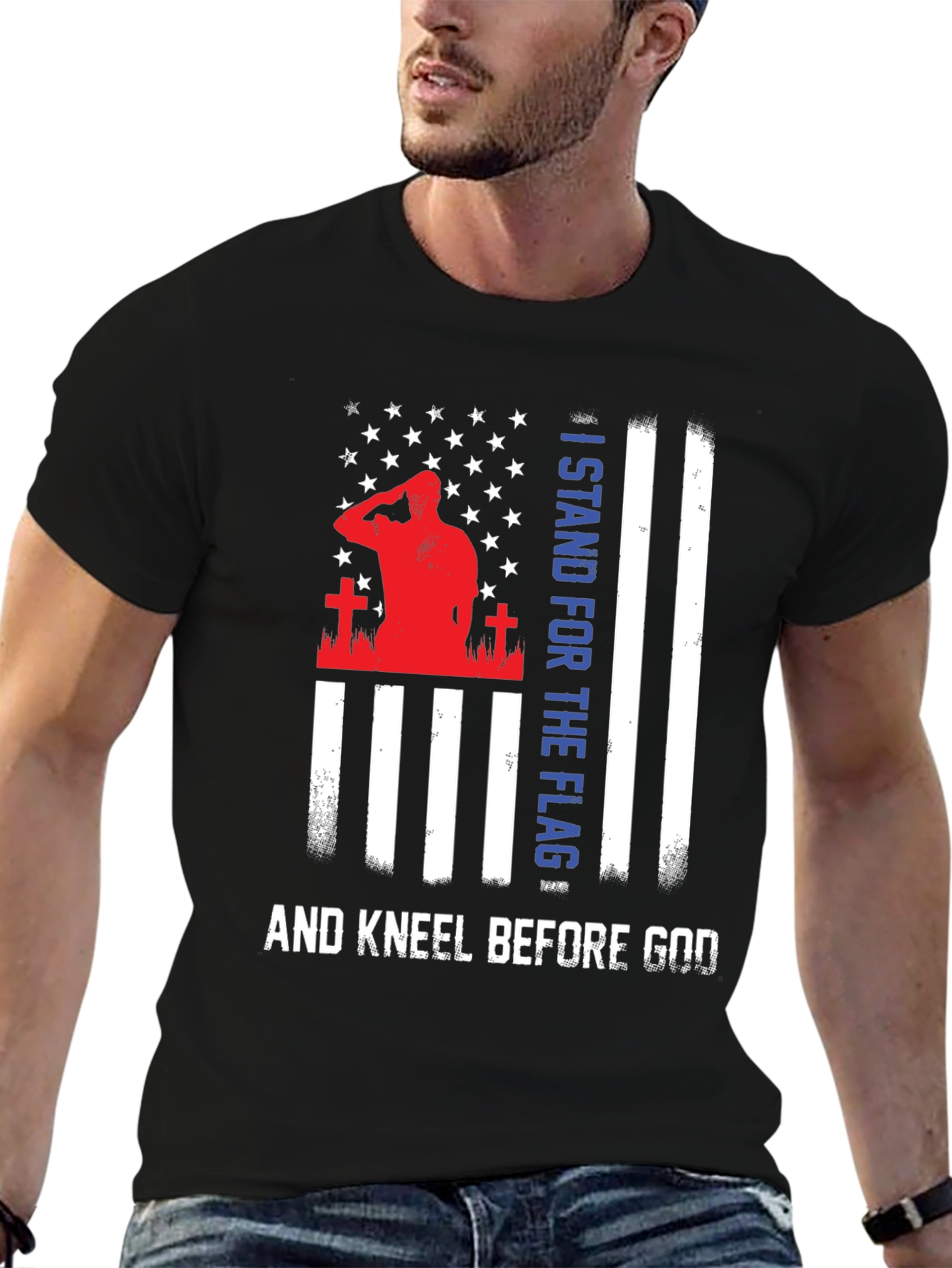I Stand for the Flag Graphic Tee