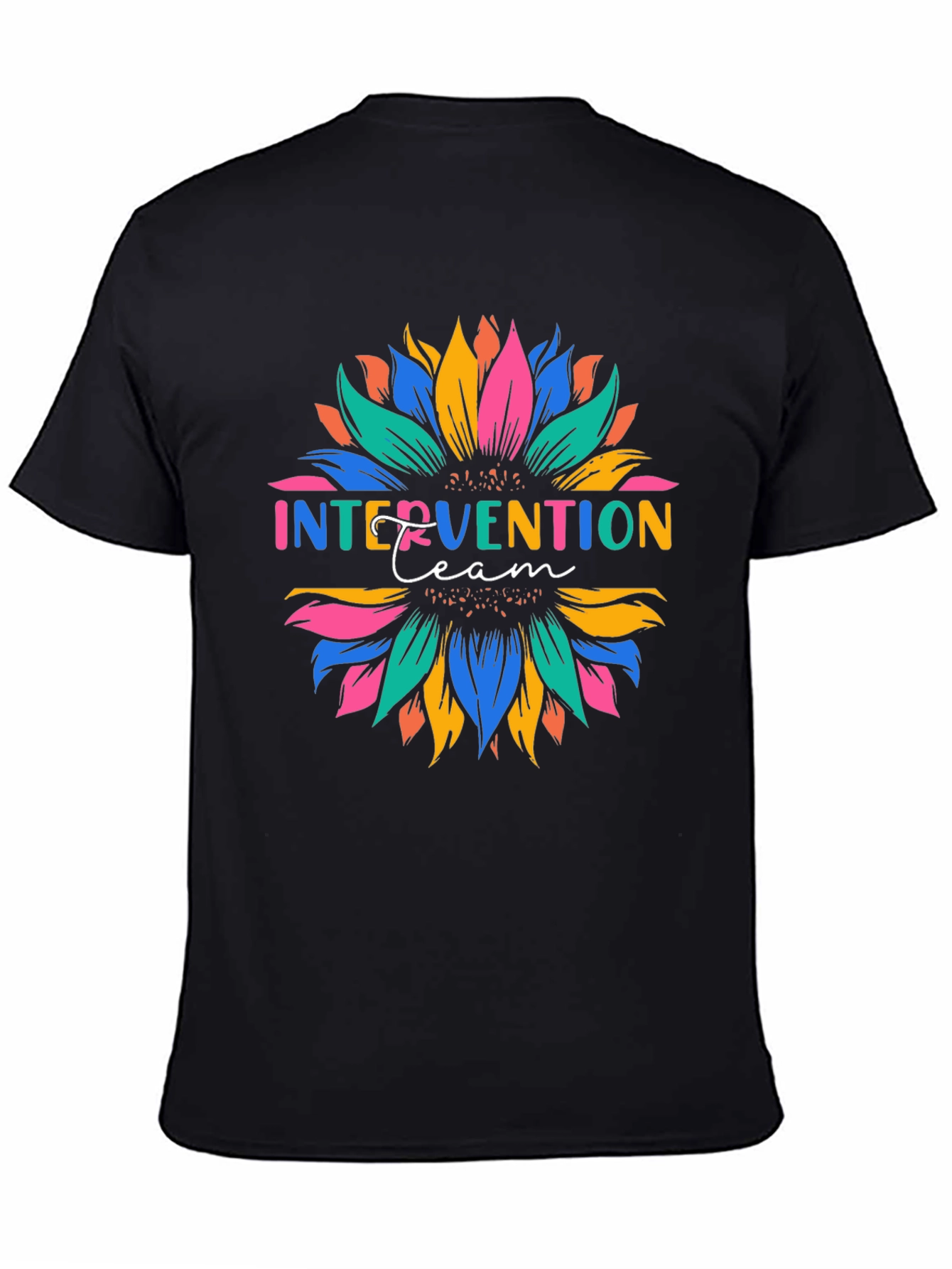 Intervention Team Sunflower Graphic T-Shirt