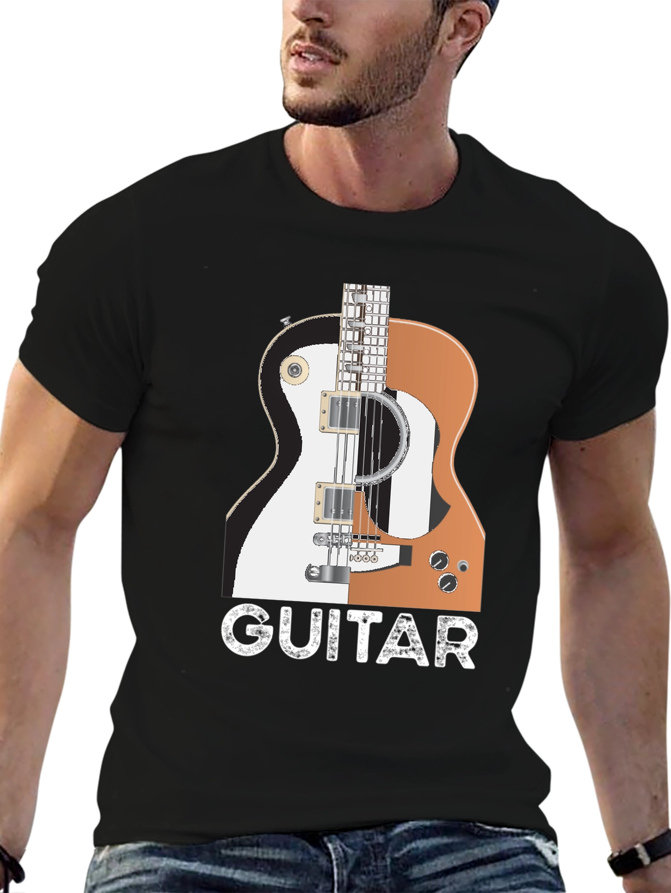 Guitar Graphic T-Shirt - Music Lover Tee