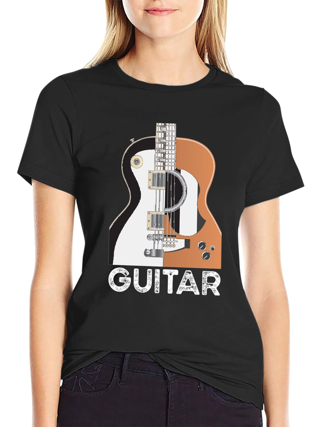 Guitar Graphic T-Shirt - Music Lover Tee