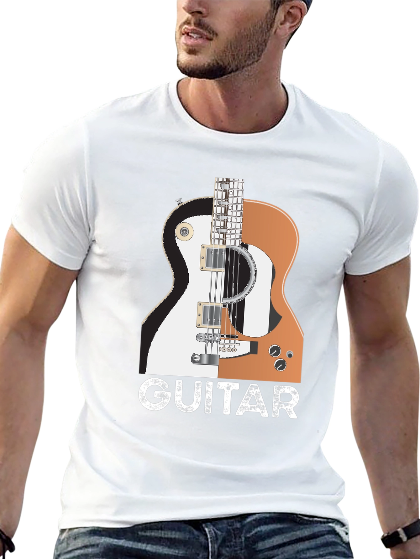 Guitar Graphic T-Shirt - Music Lover Tee