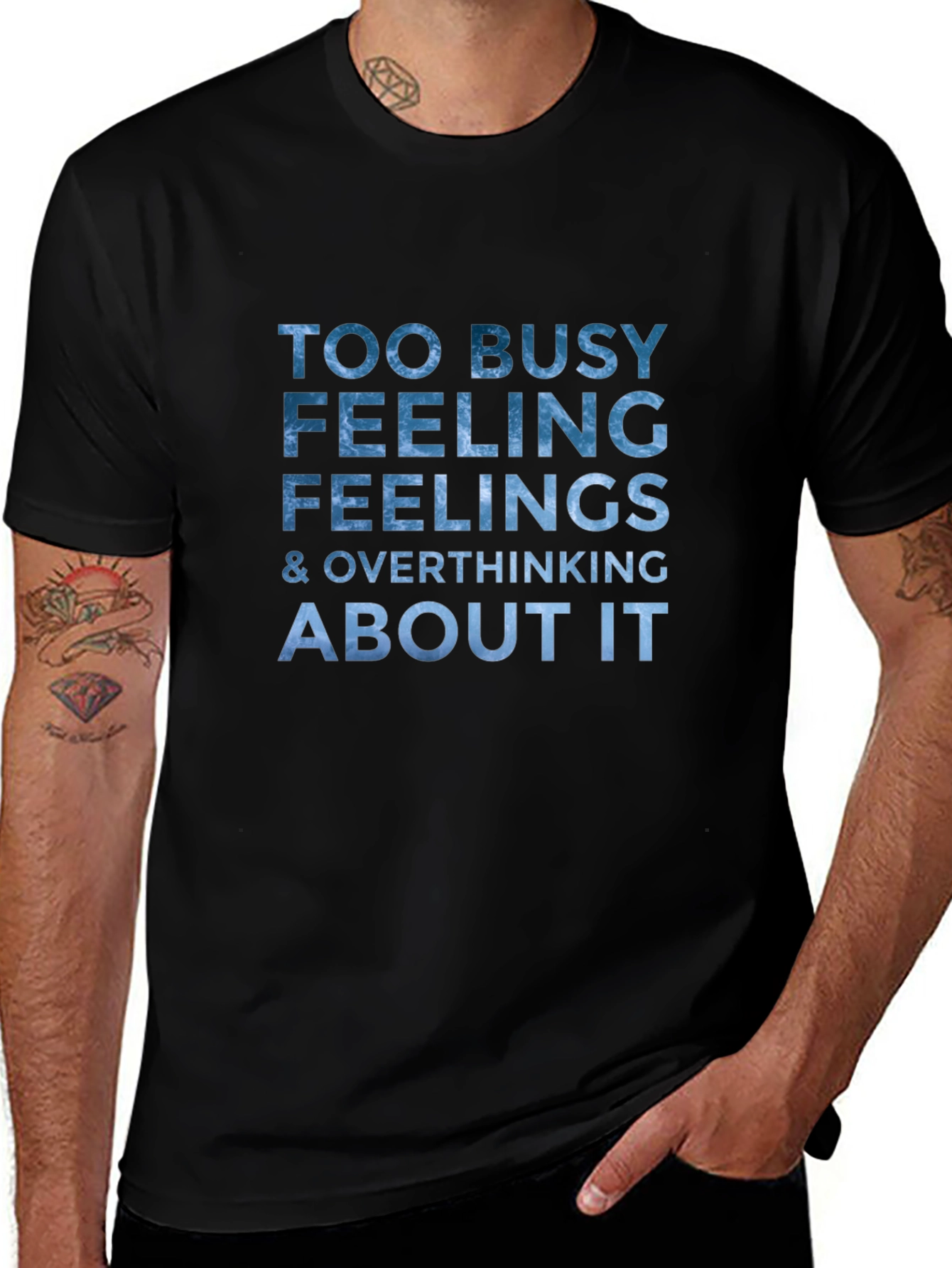 Busy Feeling Graphic T-Shirt - Overthinking Tee