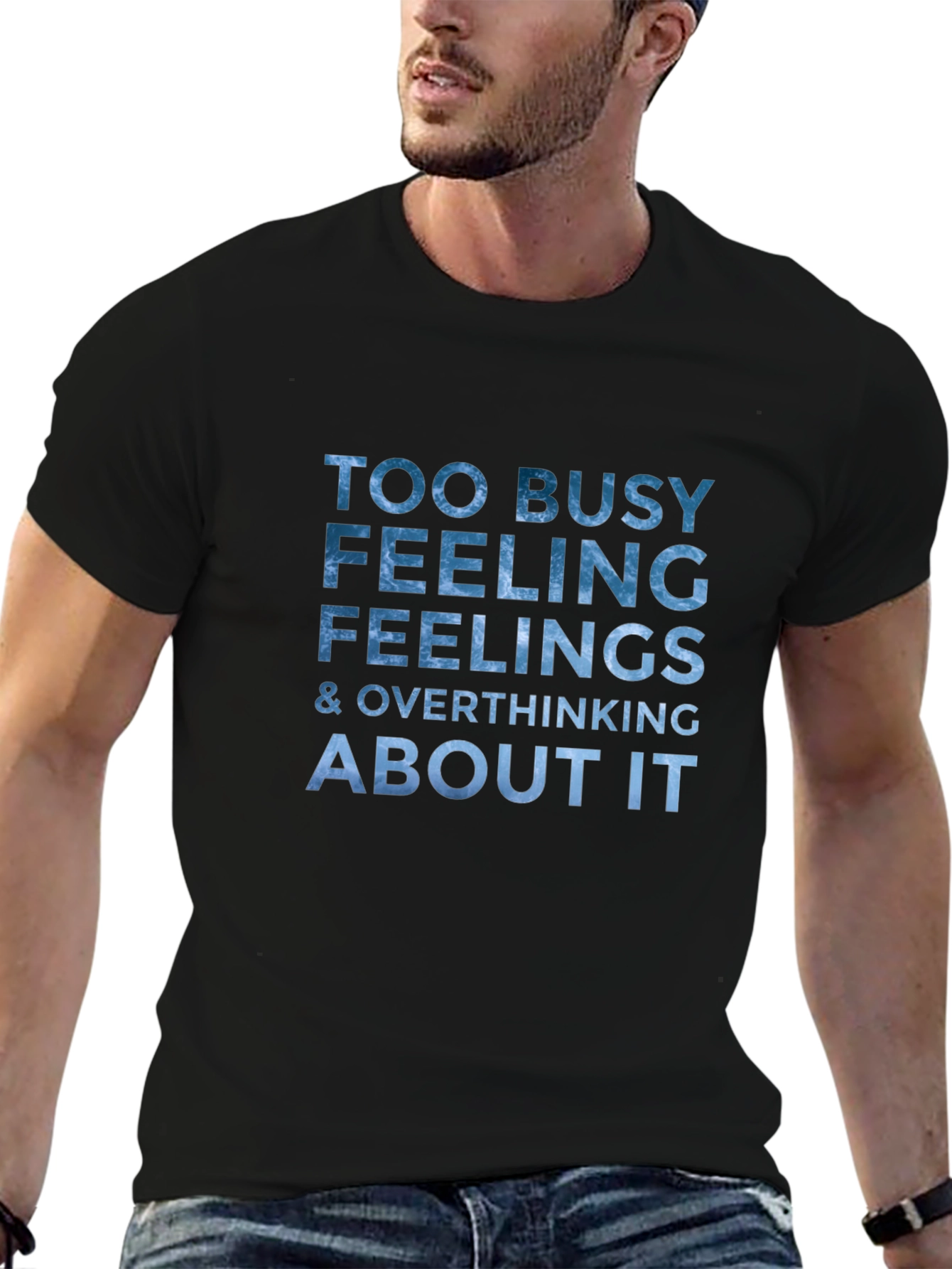 Busy Feeling Graphic T-Shirt - Overthinking Tee