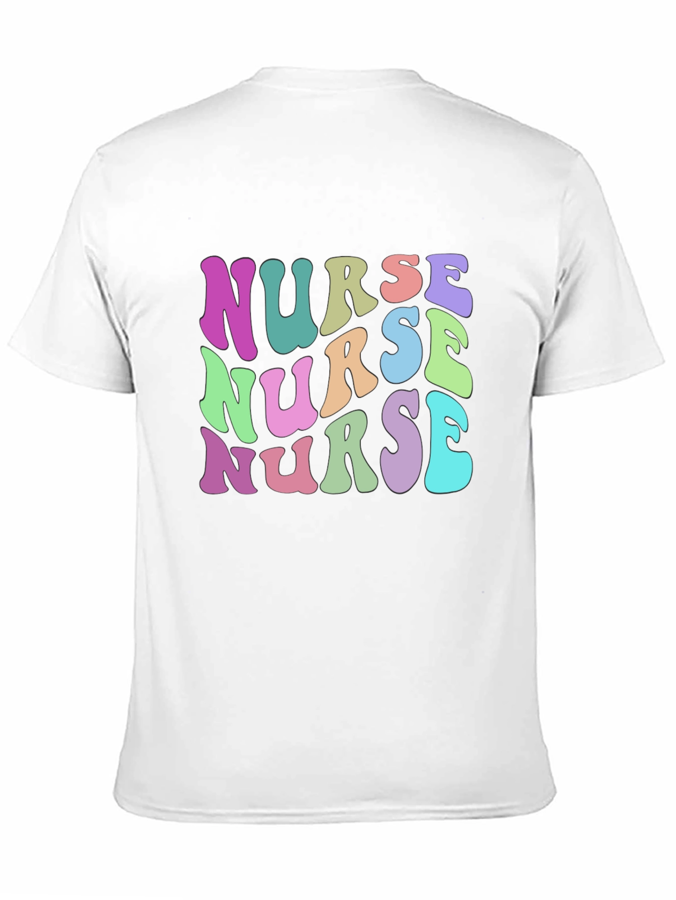 Nurse Retro Graphic Tee - Black