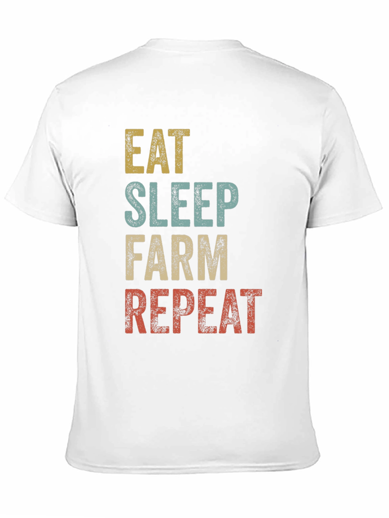 Eat Sleep Farm Repeat Graphic Tee
