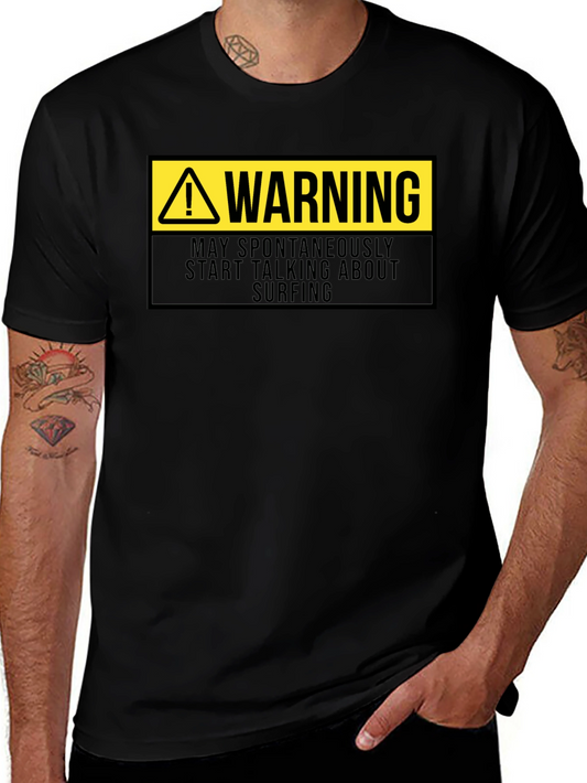 Warning Surfing T-Shirt