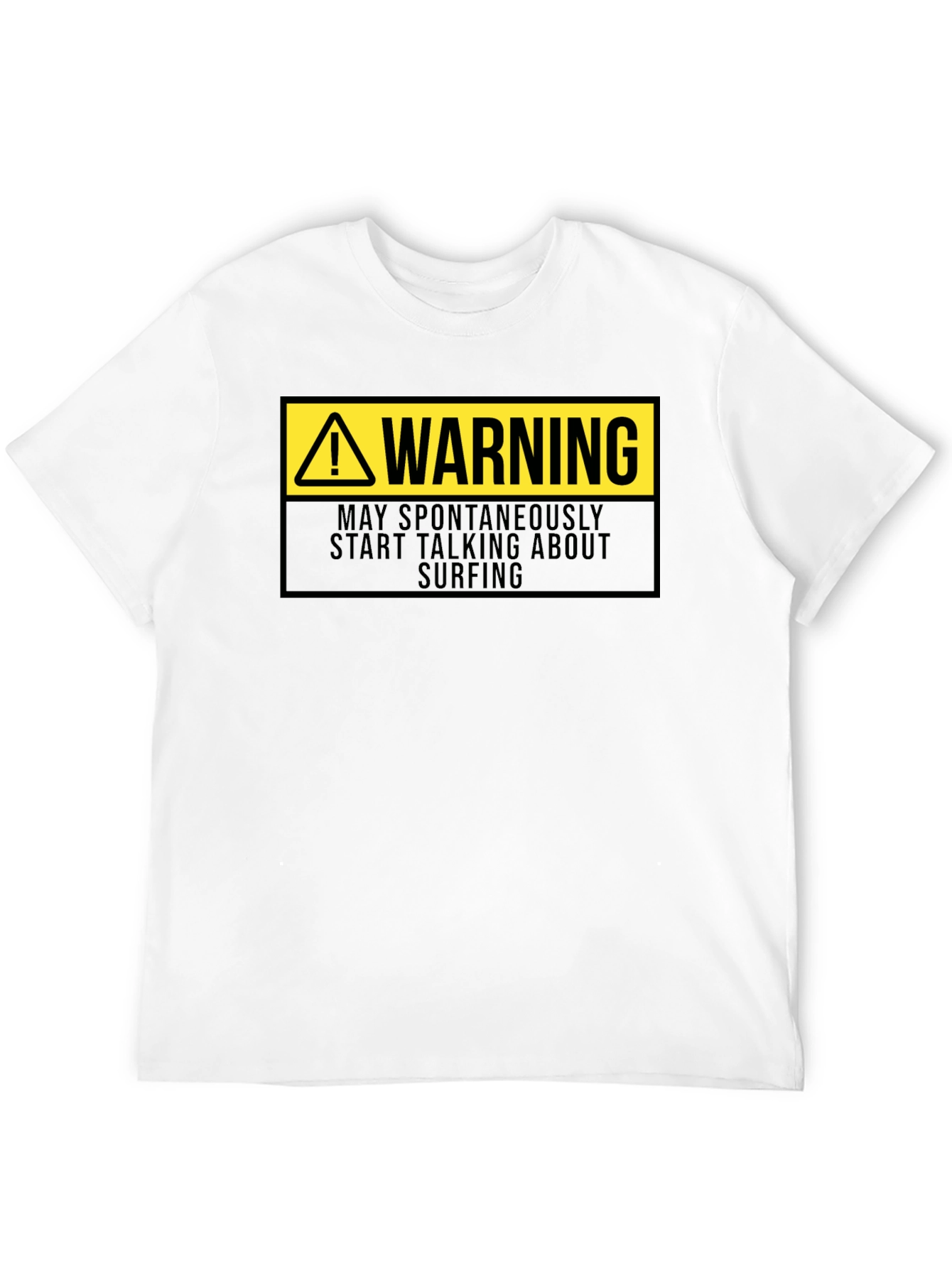 Warning Surfing T-Shirt