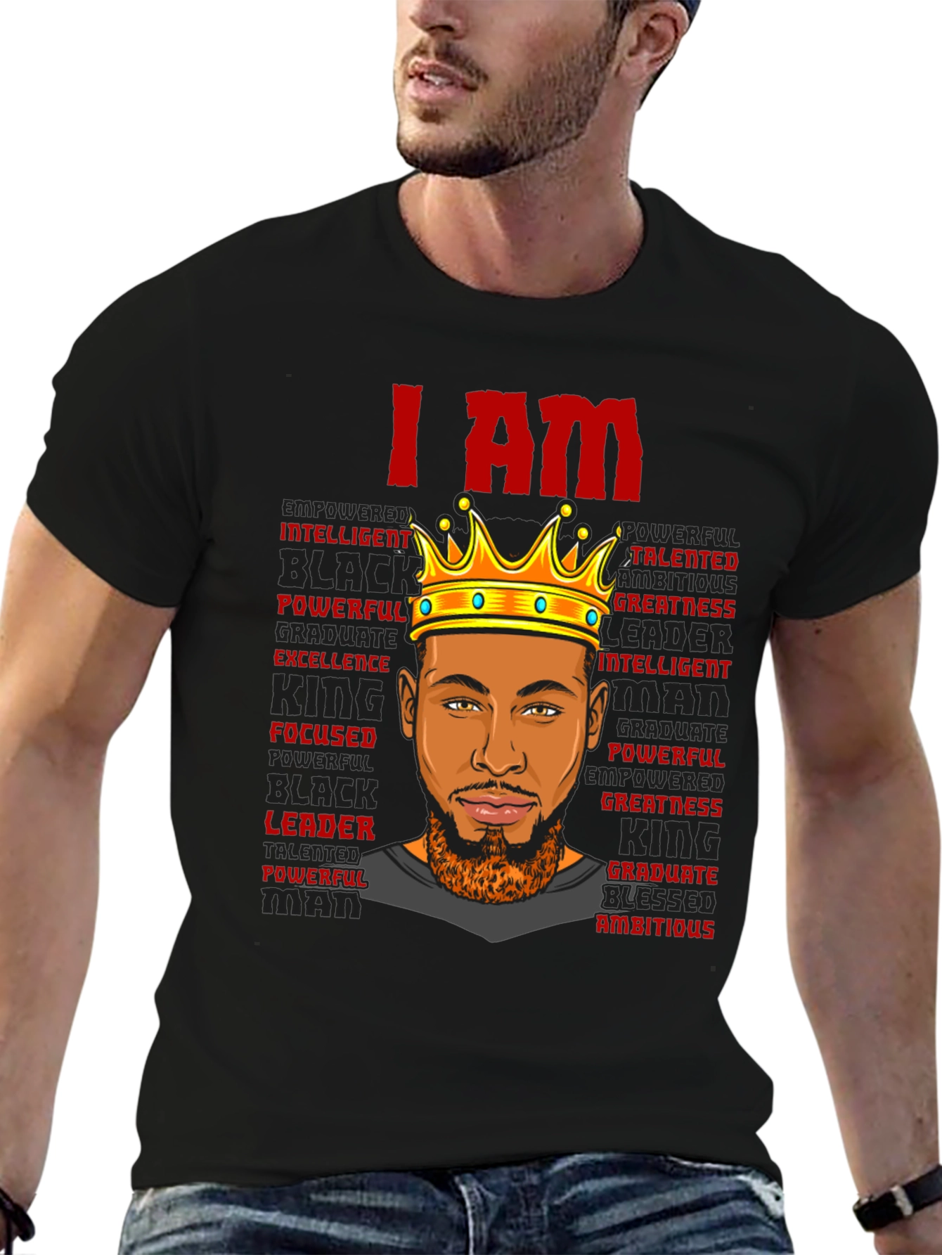 I AM King Graphic T-Shirt