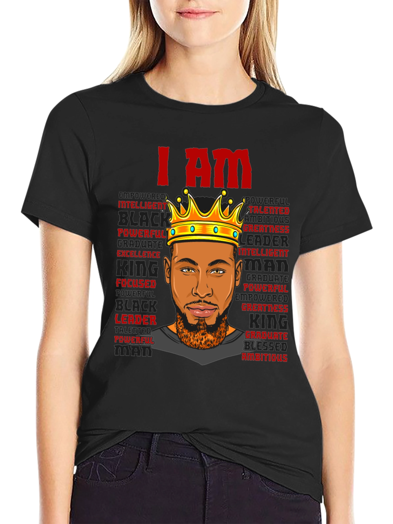 I AM King Graphic T-Shirt
