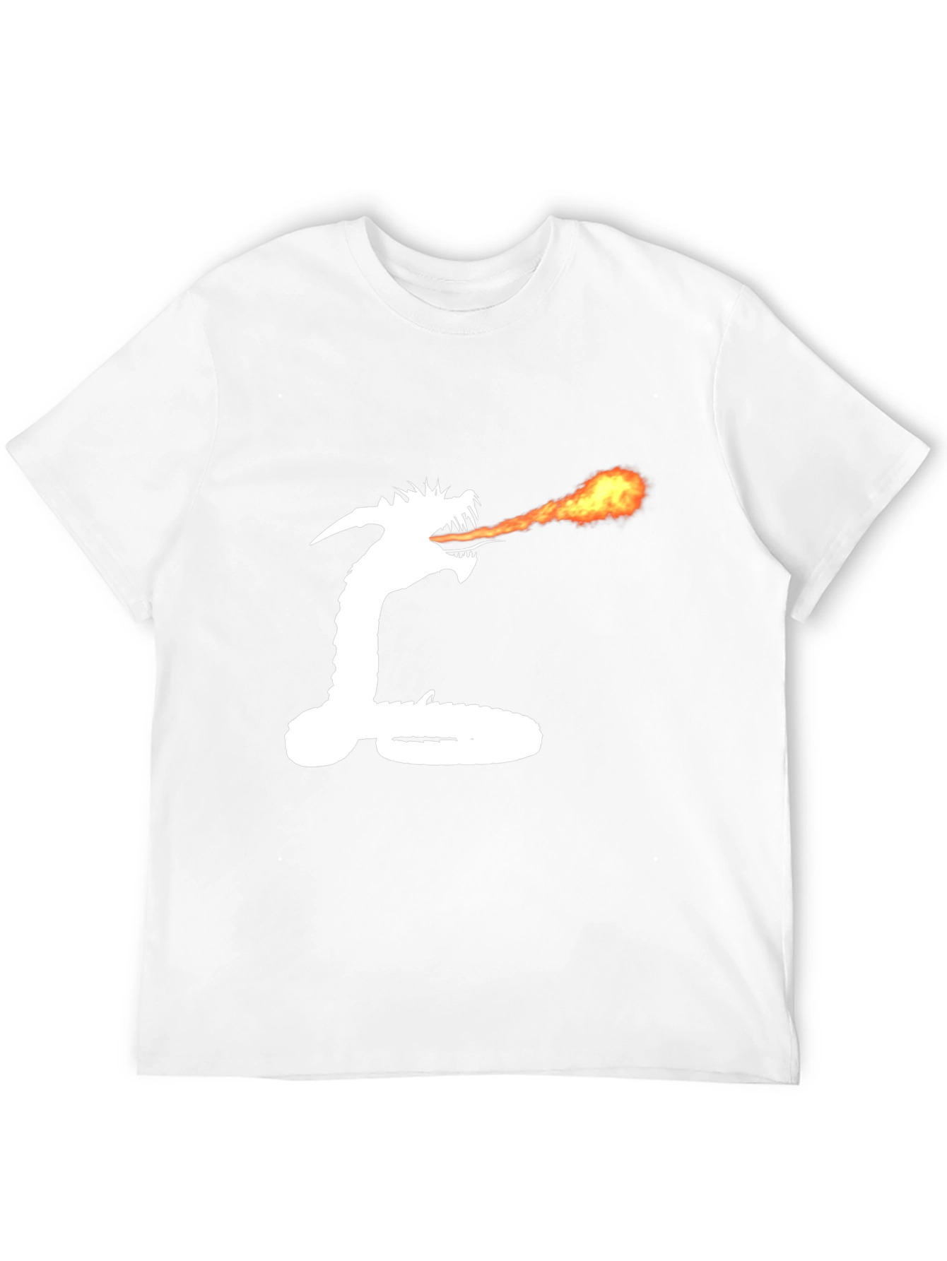Dragon Fire Black Graphic T-Shirt