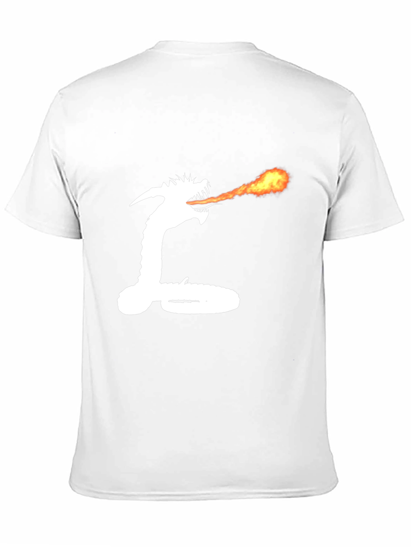 Dragon Fire Black Graphic T-Shirt