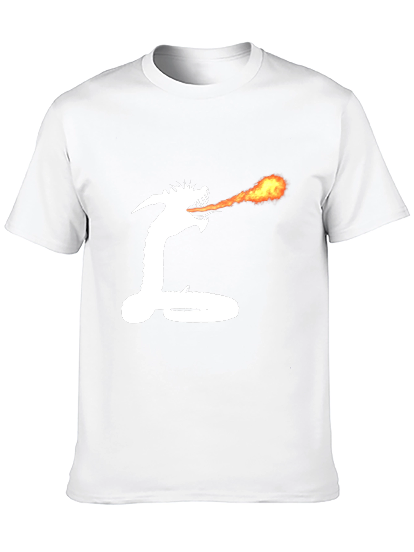 Dragon Fire Black Graphic T-Shirt