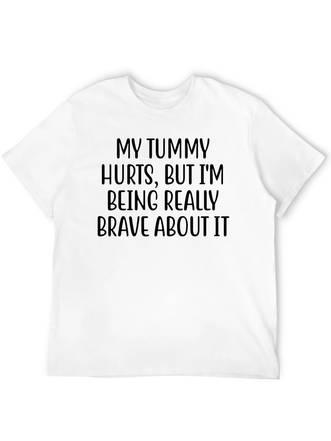 Funny Tummy Hurts Graphic Tee